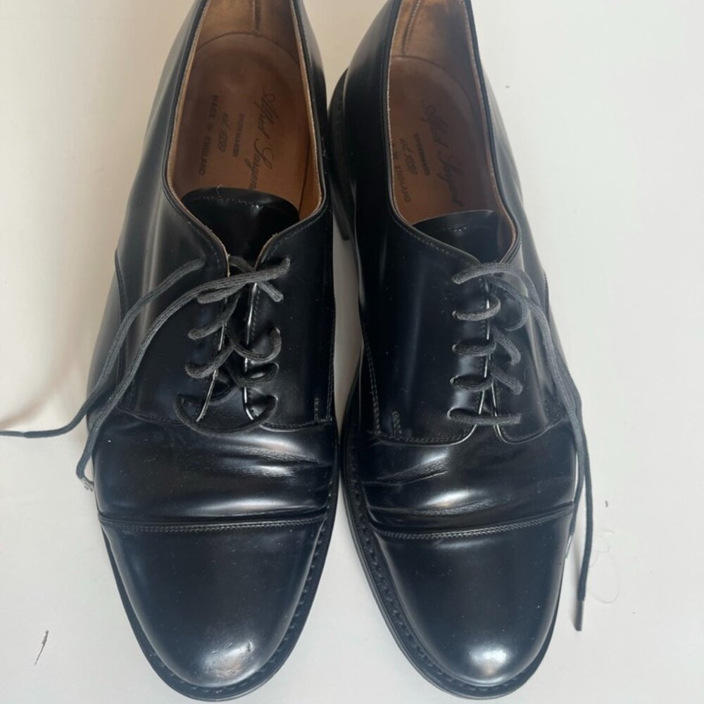 Alfred Sargent Cap Toe Oxford Leather Shoes